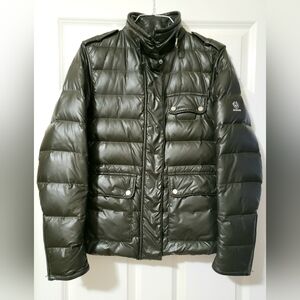Belstaff Dark Green Quilted Puffer Jacket